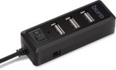 USB-хаб BURO BU-HUB4-0.5L-U2.0, BU-HUB4-0.5L-U2.0