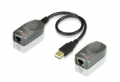 Фото USB удлинитель ATEN UCE260 USB Type A (M) -> RJ-45 (F) 0,3 м, UCE260-AT-G