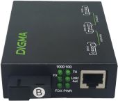Медиаконвертер Digma 1000Base-T-1000Base-X RJ-45-SC, DMC-1G53-20B