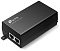 Фото-1 PoE инжектор TP-Link TL-POE160S, вид под углом: чёрный корпус с логотипом tp-link, два порта RJ45 на торце и зелёный индикатор, монтажная проушина; вставляется в линию Ethernet для PoE.