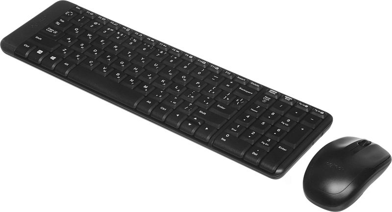 Фото Комплект клавиатура/мышь Logitech MK220 Беспроводной чёрный, 920-003236