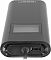 Фото-4 Ippon D65U 65Вт, вид на торец: USB‑порт и ввод кабеля, рядом окно LCD‑индикатора, чёрный, показывает дополнительные разъёмы устройства