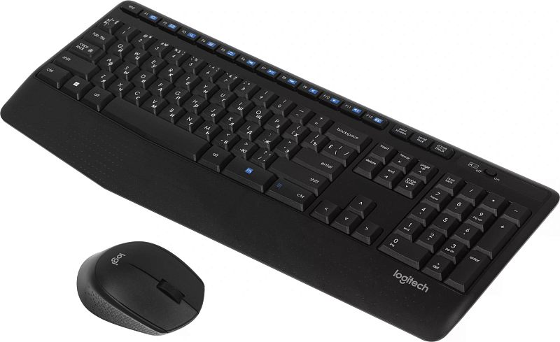 Фото Комплект клавиатура/мышь Logitech MK345 Беспроводной чёрный, 920-012925