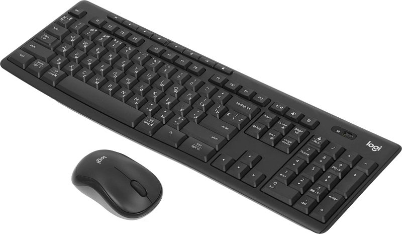 Фото Комплект клавиатура/мышь Logitech MK370 Беспроводной чёрный, 920-012082