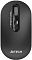Фото-1 Беспроводная мышь A4Tech Fstyler FG20S USB Grey, вид сверху; на фото тёмно-серый корпус, серая вставка с колесом прокрутки и отдельной кнопкой, логотипы FSTYLER и A4TECH; изображение показывает внешний вид модели для страницы товара.